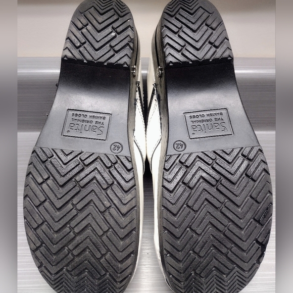 Koi by Sanita Clogs Work Comfort Slip-on Shoes White Patent Leather Size 42/10 - Picture 9 of 14